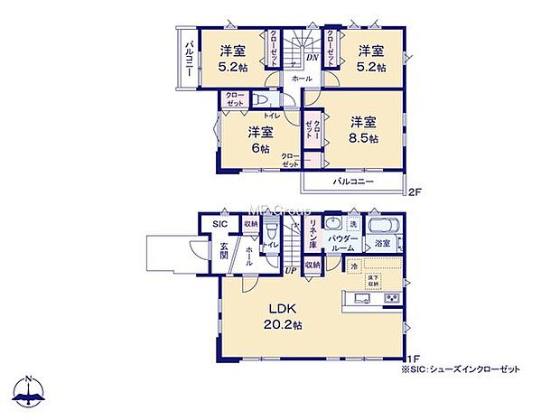 【4LDK】1号棟  