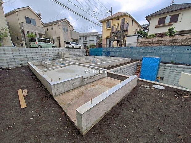 【現地外観写真】1号棟 ■家族みんなが笑顔で過ごせる、安心感のある住まい