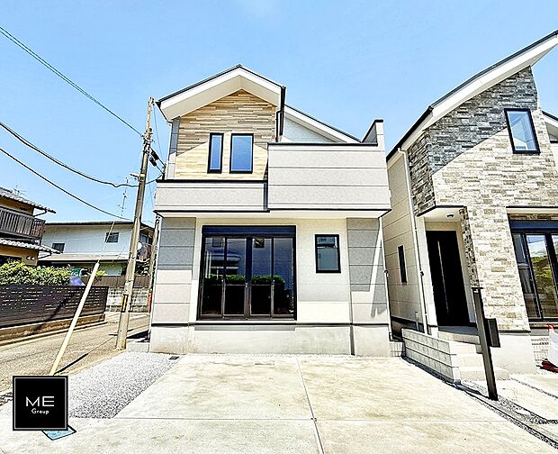 【現地外観写真】1号棟  ■家族みんなが笑顔で過ごせる、安心感のある住まい