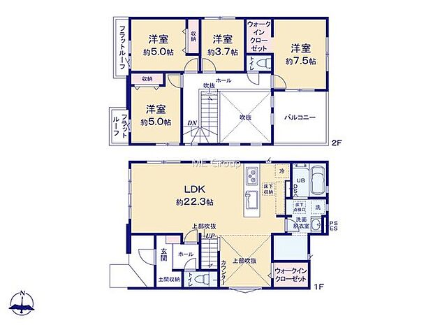 【4LDK】2号棟  