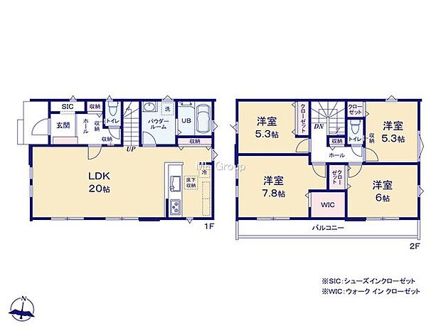 【4LDK】1号棟  