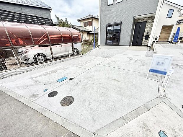 【駐車場】3号棟  ■自宅にカースペースがあると助かります