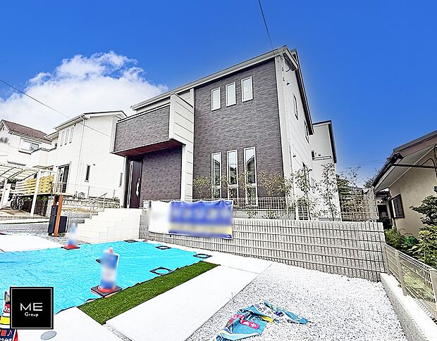 【現地外観写真】1号棟 ■家族みんなが笑顔で過ごせる、安心感のある住まい