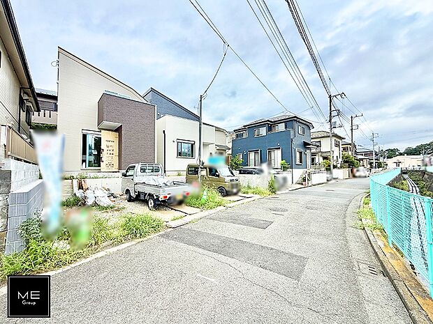 【前面道路含む現地写真】■新しい住まい、街の新しい風景