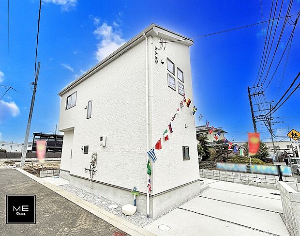 【現地外観写真】6号棟 ■家族みんなが笑顔で過ごせる、安心感のある住まい