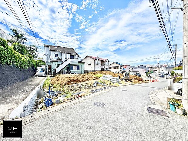 【前面道路含む現地写真】■新しい住まい、街の新しい風景
