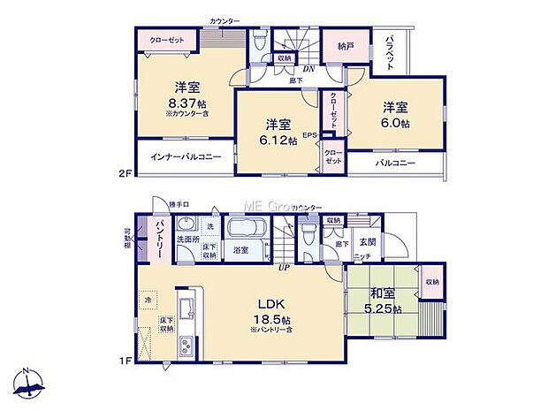 【4LDK+S】3号棟