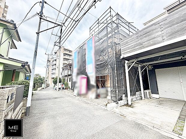 【前面道路含む現地写真】■新しい住まい、街の新しい風景