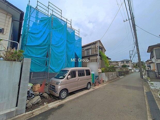 【前面道路含む現地写真】■新しい住まい、街の新しい風景