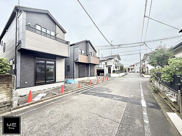 【前面道路含む現地写真】■新しい住まい、街の新しい風景