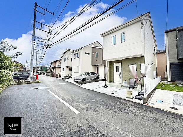 【前面道路含む現地写真】■新しい住まい、街の新しい風景