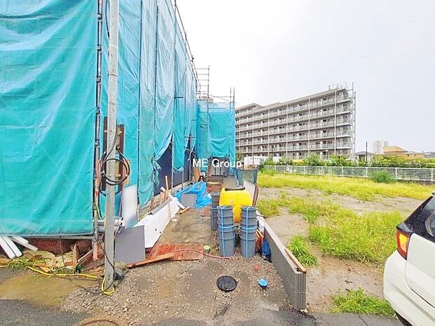 【現地外観写真】2号棟 ■暮らしを彩る充実した設備仕様が備わった住まい