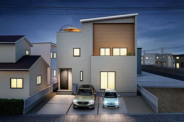 外観※完成イメージパース 早くも最終1邸となりました。 お問い合わせはお早めに。