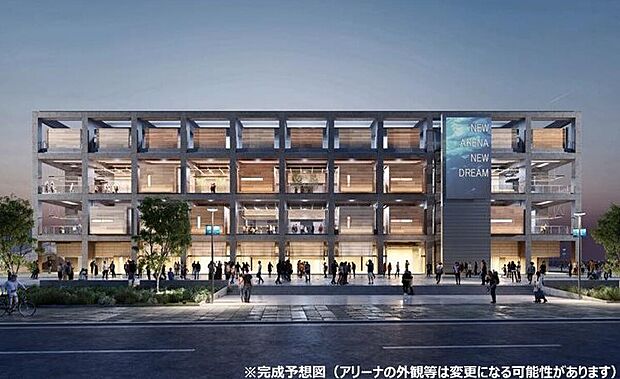 MIKAWAアリーナ(約720m)