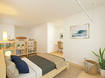 洋室A・B（２室共通部屋）※イメージパース［A棟］