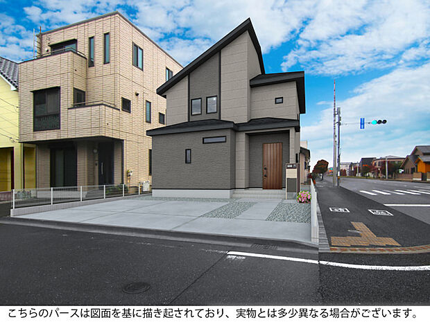 【完成予想図】　◎近くの完成現場へのご案内も可能です♪◎