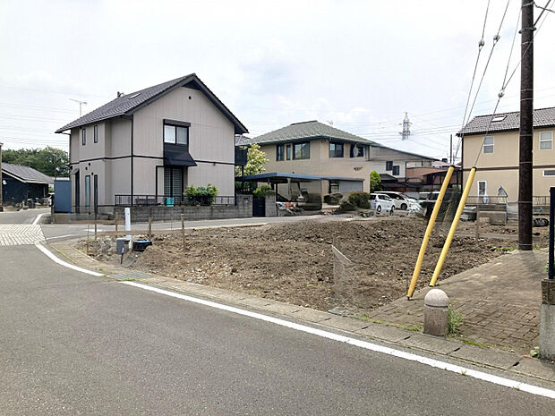 現地(6/14) ◎販売開始しました!この場所に、新しい住まいが誕生します!◎