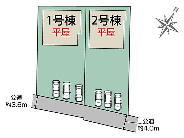 桐生市相生町5丁目2棟 区画図