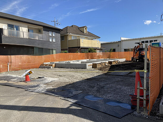 【現地（9/21）】◎基礎工事中の現地です！もうすぐ上棟になります！◎