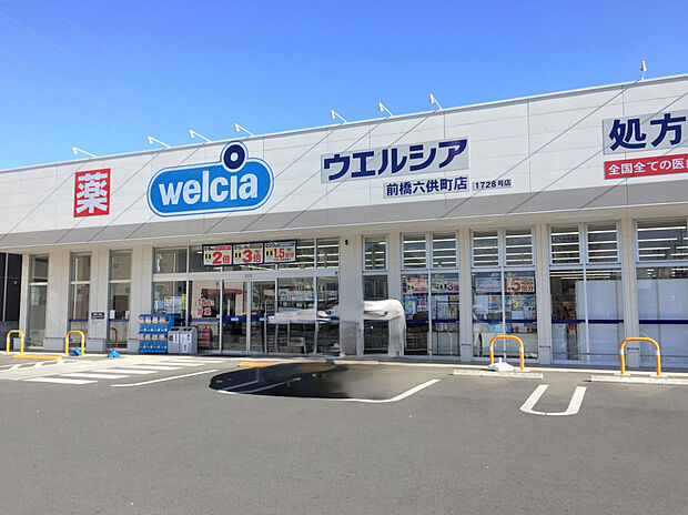 ウエルシア前橋六供町店（約300m）