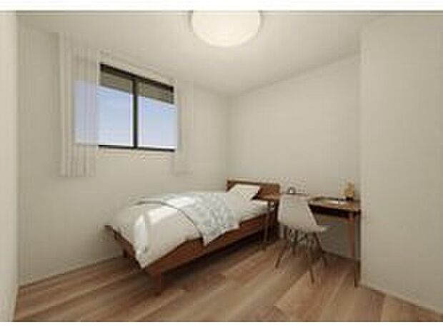 【No.4　洋室】洋室にもそれぞれ収納がついているので、機能的に使えます。