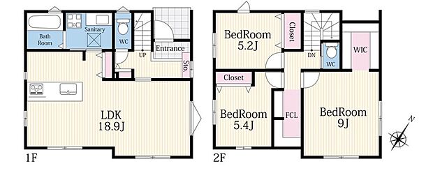 価格3398万円、3LDK、土地面積139.91m2、建物面積98.54m2