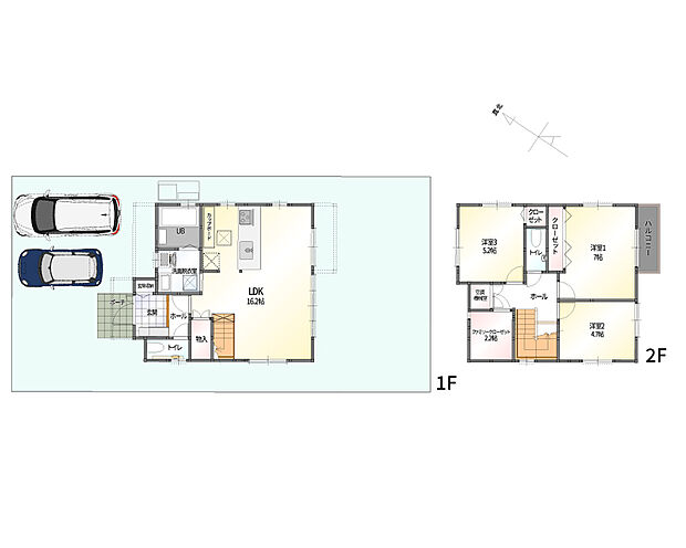 【3LDK】ZEH+/W断熱/蓄電池7.4kW搭載/全館空調with air搭載
