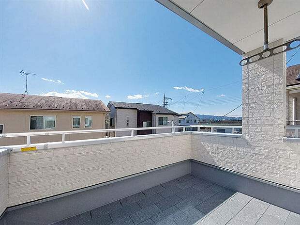 【1号地】南西向きバルコニー