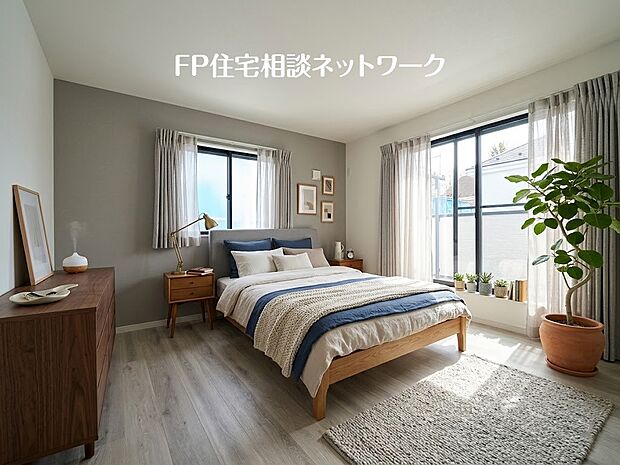 本画像はAIがCGで家具作成しており、実際の現地に家具は設置されておりません。また、販売価格に家具、小物等は含まれておりません。