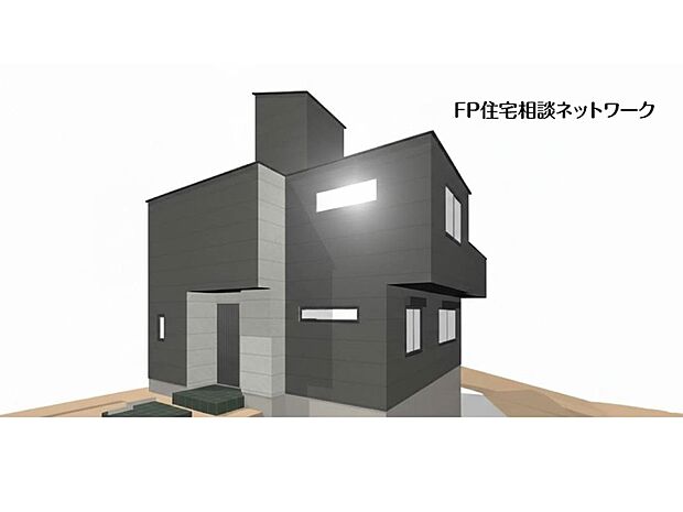 完成予想イメージ:広々としたルーフバルコニー付の住宅は天気の良い日にはお子様用のビニールプールなども広げて家族の憩いの空間にする事が出来ます。