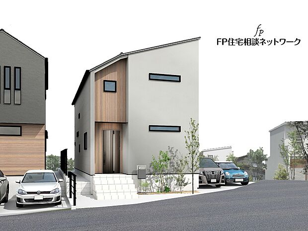 【外観】4号棟は全洋室6帖で全室南向き！ＷＩＣやパントリーなど大型の収納に家事動線にこだわった間取りです。