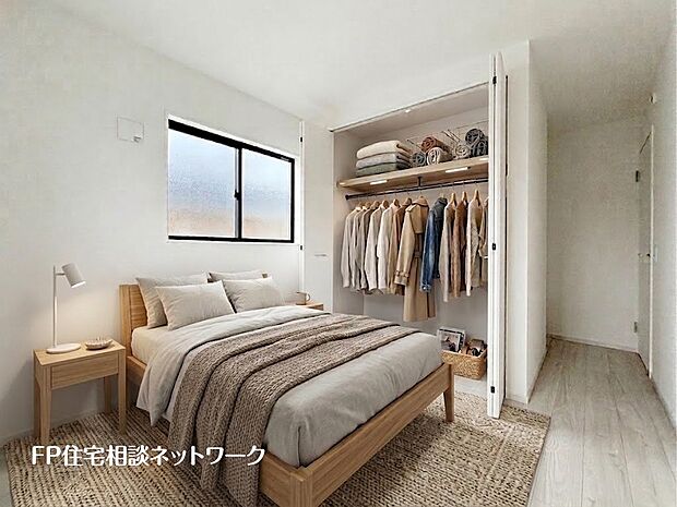 【リビング以外の居室】■寝室■本画像はAIがCGで家具作成しており、実際の現地に家具は設置されておりません。また、販売価格に家具、小物等は含まれておりません。