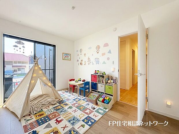 ■子供部屋■本画像はAIがCGで家具作成しており、実際の現地に家具は設置されておりません。また、販売価格に家具、小物等は含まれておりません。