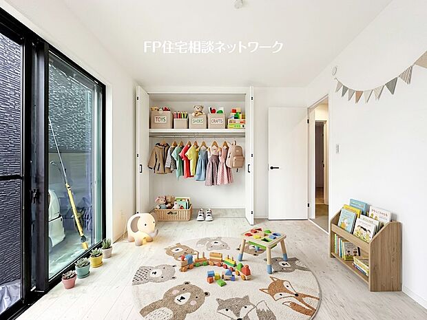 ■子供部屋■本画像はAIがCGで家具作成しており、実際の現地に家具は設置されておりません。また、販売価格に家具、小物等は含まれておりません。