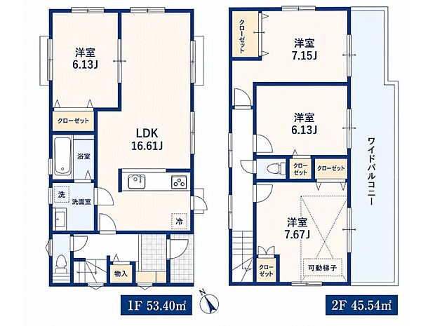 2号棟間取図