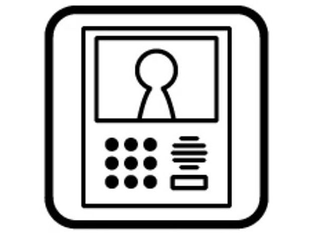 【TVモニター付インターホン】モニター付インターホンが標準仕様です。不安になりがちな防犯面。目で確認できるからあんしんです。