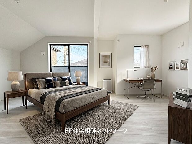 【リビング以外の居室】■居室■本画像はAIがCGで家具作成しており、実際の現地に家具は設置されておりません。また、販売価格に家具、小物等は含まれておりません。