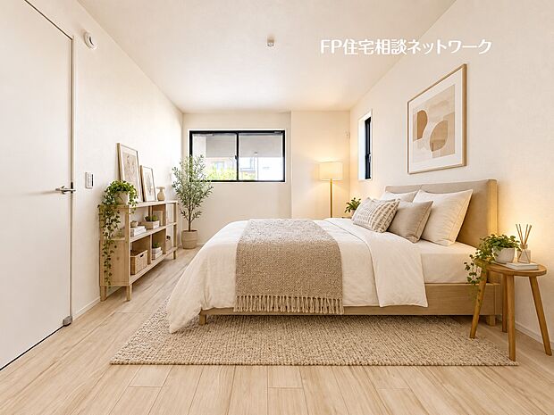 【リビング以外の居室】本画像の家具、家電等はCGの配置イメージです。販売価格に家具、家電等は含まれず、付帯しません。
