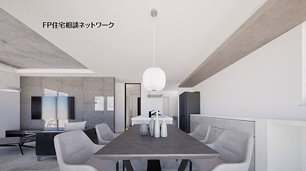 【その他】グレートーンで統一された、ホテルライクなLDK。存在感のあるアクセントウォールと洗練されたインテリアが調和し、高級感を演出。家族が自然と集まり、贅沢な住空間です。