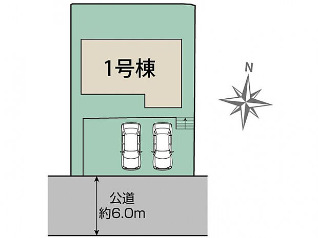 筑紫野市原2期1棟 区画図