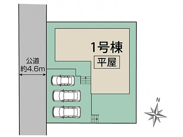 糟屋郡須恵町須恵1棟 区画図