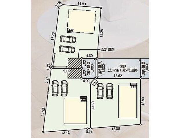 カースペースは4台分ご用意しております♪