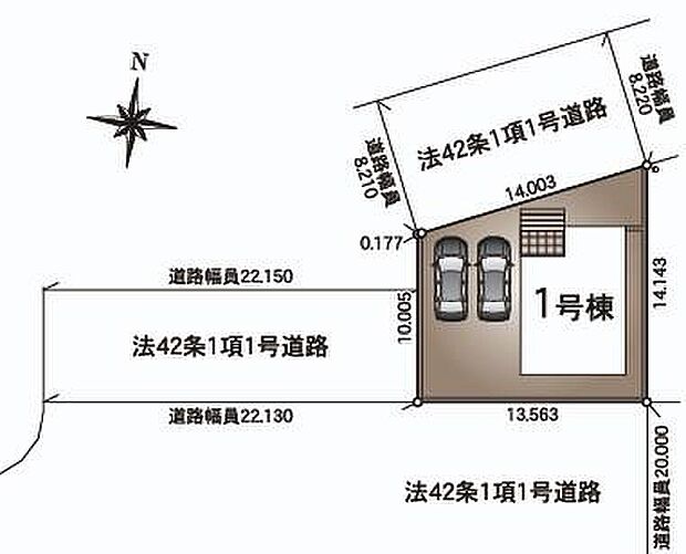 カースペースは2～3台分ご用意しております