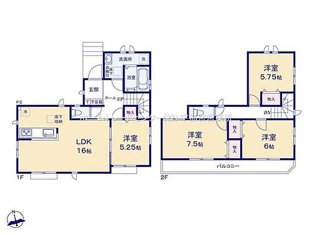 【4LDK】ご家族が集うLDKは広々16帖!
リビング全体が見渡せる対面キッチン♪