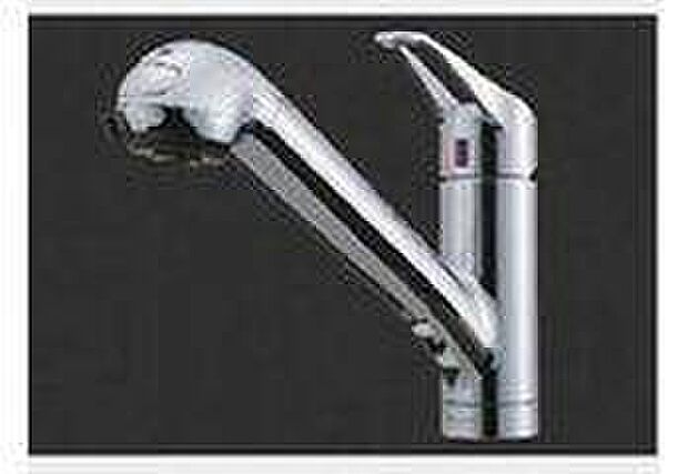 【浄水器内蔵型ハンドシャワー】蛇口の先端に浄水器を内蔵。浄水シャワーが使える毎分4リットルのたっぷり浄水。自動クリーニングで、カートリッジはいつもキレイ。また、浄水器ごとホースを引き出せます。