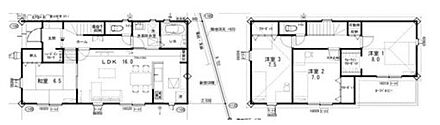 ご家族が集うLDKは広々16帖！
シューズクローク完備♪ 