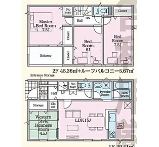 ご家族が集うLDKは広々15帖！
全居室南向きで陽当たり良好♪ 