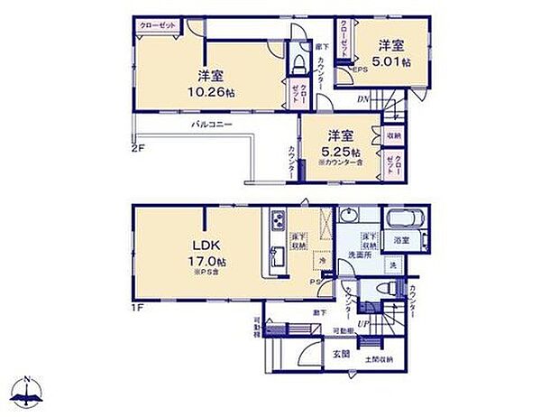 (1号棟)、価格3890万円、3LDK、土地面積99.28m2、建物面積107.85m2