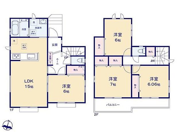 【ハートフルタウン】 春日部本田町V 【1号棟】