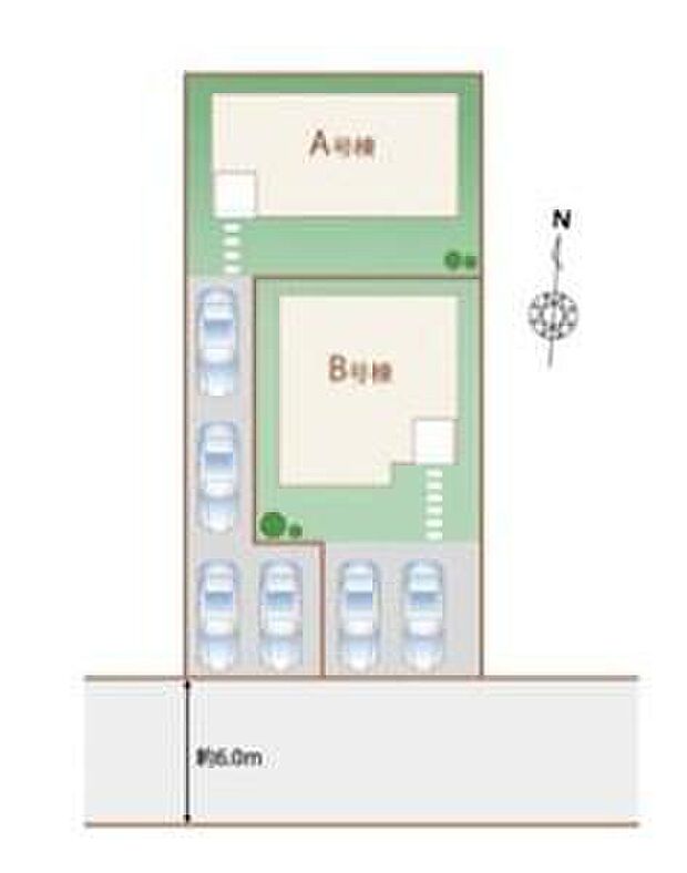◆敷地広々41坪以上◆カースペースはA号棟4台!B号棟2台
◆開放感のある南面6m道路♪
◆東武伊勢崎線「草加」駅まで停歩6分、つくばエクスプレス線「八潮」駅まで停歩9分でバス利用可